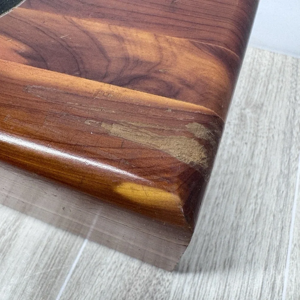 Handmade Cedar Jewelry‎ Box Signed MW Major Moultrie GA Wood Keepsake 9.5in